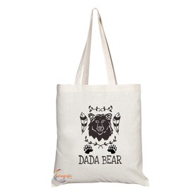 Coralgraph Inc TB689 DADA BEAR Novelty Present Gift Printed Eco-Friendly Stylish Long Handled Tote Shoulder Bag