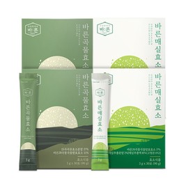 2+2 boxes of correct grain enzyme and plum enzyme (2 grains and 2 plums) / 바른 곡물효소 매실효소 총 2+2박스 (곡물2 매실2)