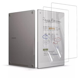 MEMELOKA Screen Protector for Remarkable Paper Pro, [Pack of 2] Soft PET Screen Protector for Remarkable Paper Pro with 3D Full Coverage, Ultra Thin Anti-Fingerprint Screen Protector