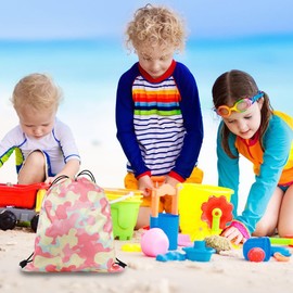 Girls Swimming Bag, Waterproof Swim Bag Kids Swimming Bag Girls Drawstring Bag Dry-Wet Separation Beach Backpack Sports Gym PE Beach Bag for Girls (Pink)