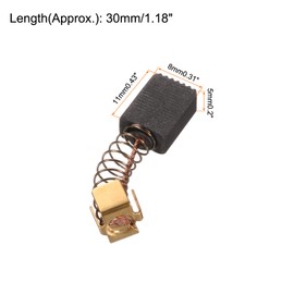 QUARKZMAN Pack of 10 CB-64 Carbon Brushes 11 x 8 x 5 mm Power Tool for Electric Hammer Drill Motor