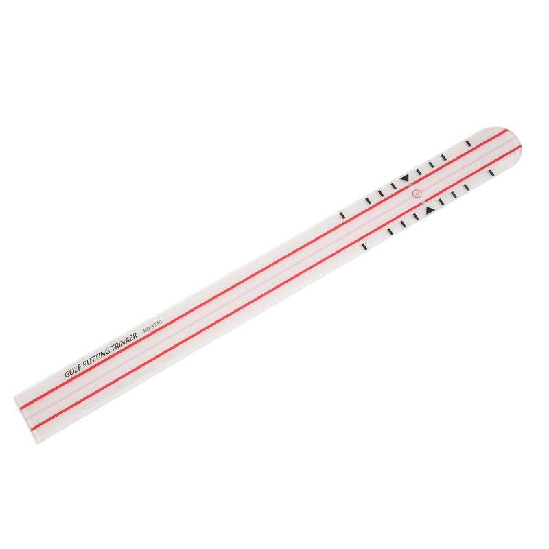 Golf Putting Mat Acrylic Accurate Scale Line Portable Double Sided