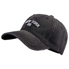 Buzz Selection CAP798 Vintage Hat, Cap, Stylish, Casual, Denim, Men's, Women's, Black