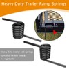 Wllead 1 Pair Heavy Duty Trailer Ramp Springs, 2000 lb