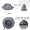 BOTVELA Men Cotton Bucket Hats Foldable Outdoor Sun Hat Unisex
