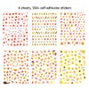Winstonia 550+ Pcs Fall Autumn Nail Stickers for Easy Manicure
