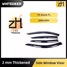 zh Fits for Acura TL 2009-2014 Acrylic Side Window Visor Sun Rain Deflector Guard