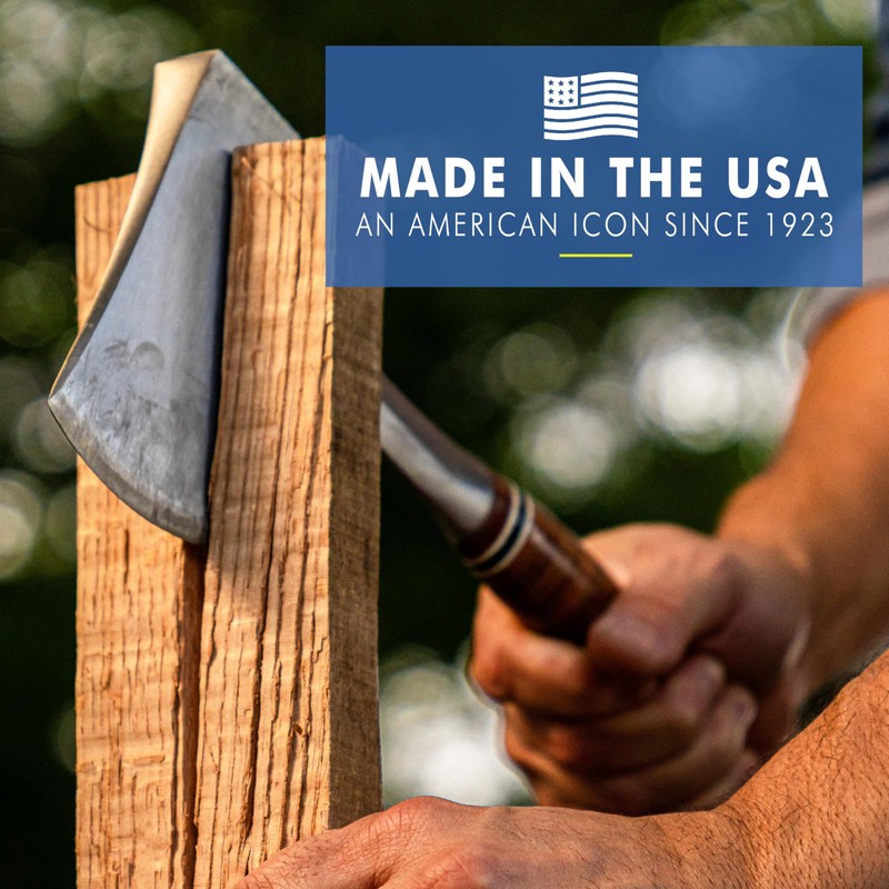 Estwing Sportsman's Axe - 14" Camping Hatchet with Forged Steel