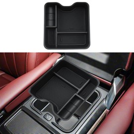 Organizador de Consola Central para Range Rover/Range Rover Sport 2023-2026 - Bandeja Organizadora de Brazo Compatible con Range Rover/Sport 2023-2026 (Con Refrigerador) Accesorios Organizador de