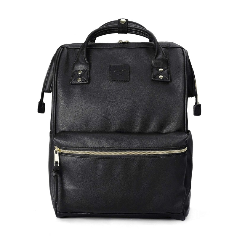 Kah&Kee Leather Backpack for Women and Men 15-inch Laptop Bag