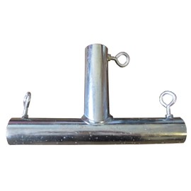 1 3/8" 3-Way T-Fitting for Canopy/Batting CAGE Fitting - Fits EMT Pipe or Chain Link Fencing Top Rail (1)