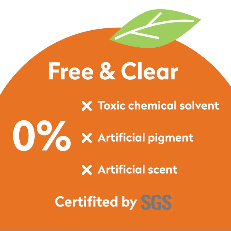 Orange House Laundry Detergent Pods, Natural Orange Oil, Plant-Based Detergent