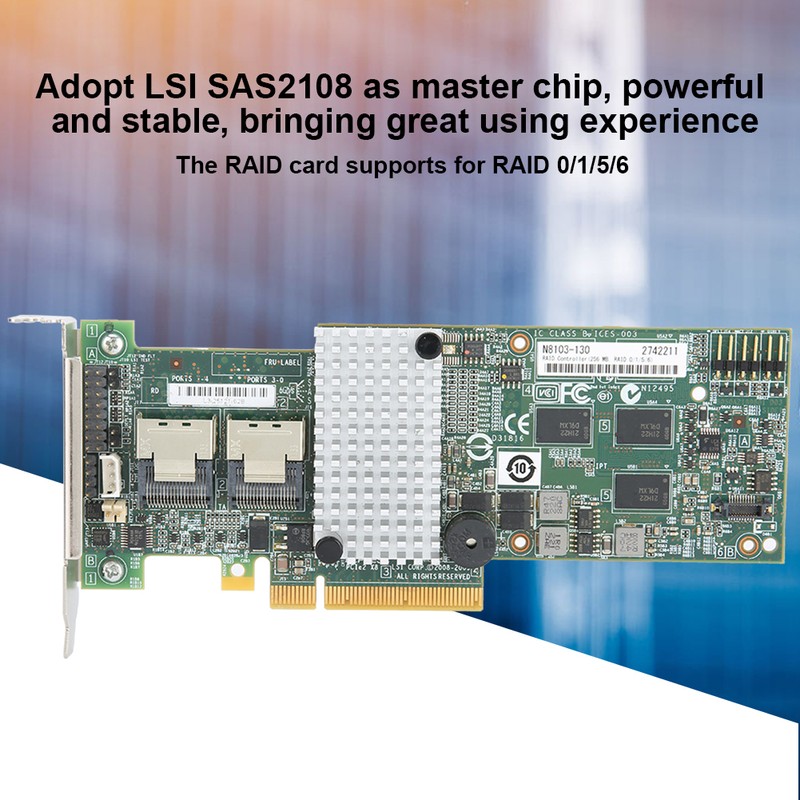 RAID Contreller Card for LSI 9264-8i M8103 pcie 6GBps 256M