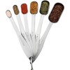 LOKIPA Heavy Duty Stainless Steel Metal Measuring Spoons for Dry