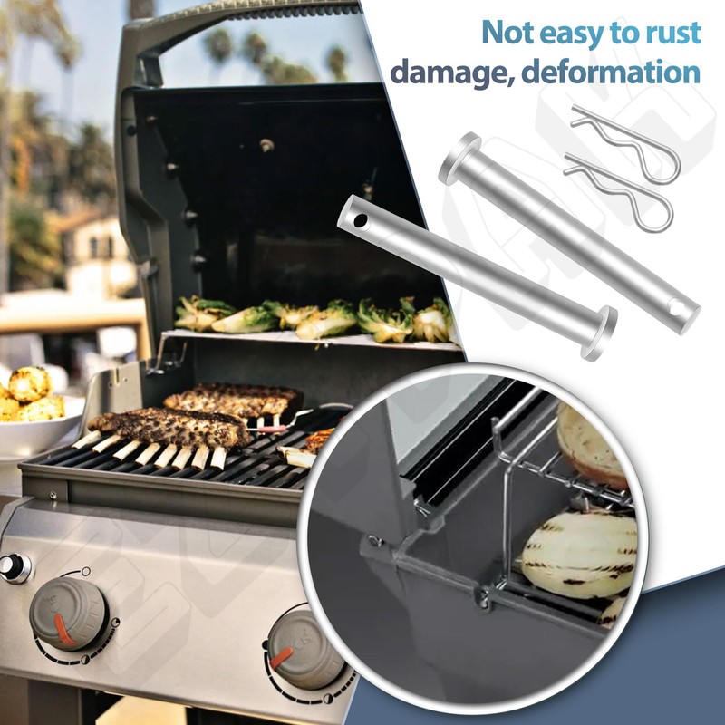 EZYPAK 4 Pack Grill Lid Assembly Hardware Kit Compatible with