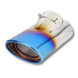 YOURS: 200 Series Hiace Compatible Titanium Muffler Cutter 1 PCS HIACE Drop Prevention Plated Custom Parts Accessories Dress Up Toyota TOYOTA y501-035 [2] S