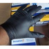 Derma Care Guantes De Nitrilo Negro Desechables Grandes C/100pzs