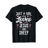 Just A Girl Who Loves Jesus And Sheep Gift Women