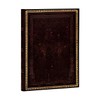 Paperblanks Old Leather Ruled Midi Notebook - Black Moroccan: Black