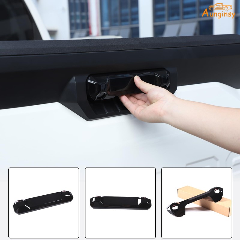 Aunginsy Car Outer Tailgate Handle Cover, Tailgate Handle Cover Compatible