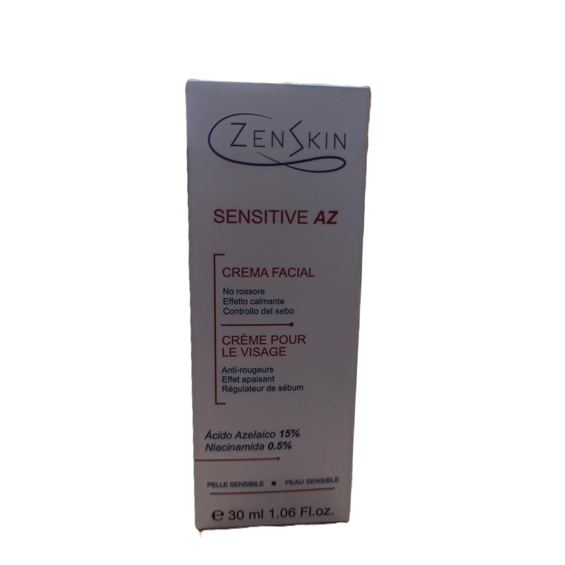Crema Facial Sensitive AZ 30 ml, para piel sensible.