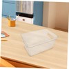 Operitacx Transparent Storage Box Small Containers Makeup Organizer Countertop Desktop