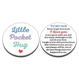 ARKUKU Pocket Hug for Son Boys Son Gifts from Mom Dad Christmas Birthday Graduation Gifts for Him Boys Valentines Day Father's Day Gifts Teen Boys Stocking Stuffers