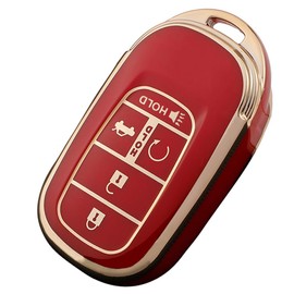 Tautrophen Key Fob Cover for Honda 2023 2024 Civic Accord Pilot HRV CRV Odyssey Car Key Case Protector Holder Shell