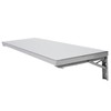Folding Concession Shelf, Stainless Steel Folding Wall Shelf, Serving Food