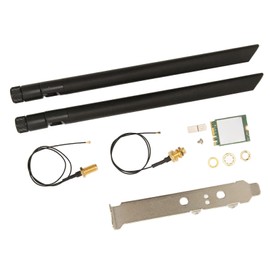 Bluetooth 5.2 M.2 Interface, AX210NGW WIFI6E Dual Band Gigabit WiFi Card, 5374M Network Card, M.2 NGFF Support for 10/11, Linux, Chrome OS