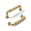 khtumeware 10-Pack Champagne Bronze Heavy-Duty Solid Cabinet Pulls, 4 Inch