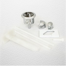 Thomas Dudley Niagara Dual Flush Chrome Toilet Push Button 314318, Multi-Colour