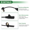 Motoforti ABS Wheel Speed Sensor ABS Sensor Anti-lock Braking System