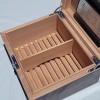 Humidor Cigar Box Spanish Red Cedar High Gloss Finish W/Hygrometer