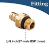 Raincovo Chemical Injector Kit, Soap Injector for Pressure Washer, 1/8
