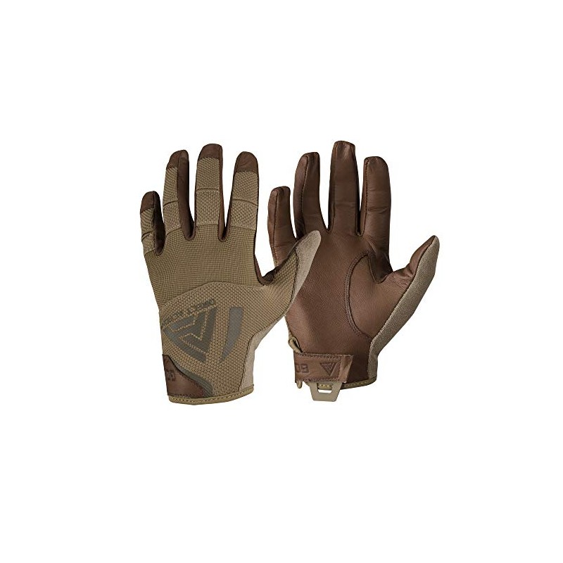 Direct Action Coyote Leather Hard Gloves Size M