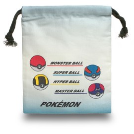 Pokémon Character Drawstring Bag, S, Kids, blue