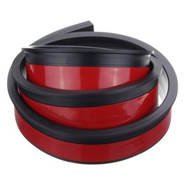 TOTMOX Car Wheel Tires Eyebrow Strip, Universal Car Wheel Fender Flare Eyebrow Arch Trim Lips Strip 5.5cmx1.5m Extension Moulding Protector