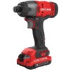 CRAFTSMAN V20 Cordless Impact Driver Kit, 1/4 inch, 2 Batteries