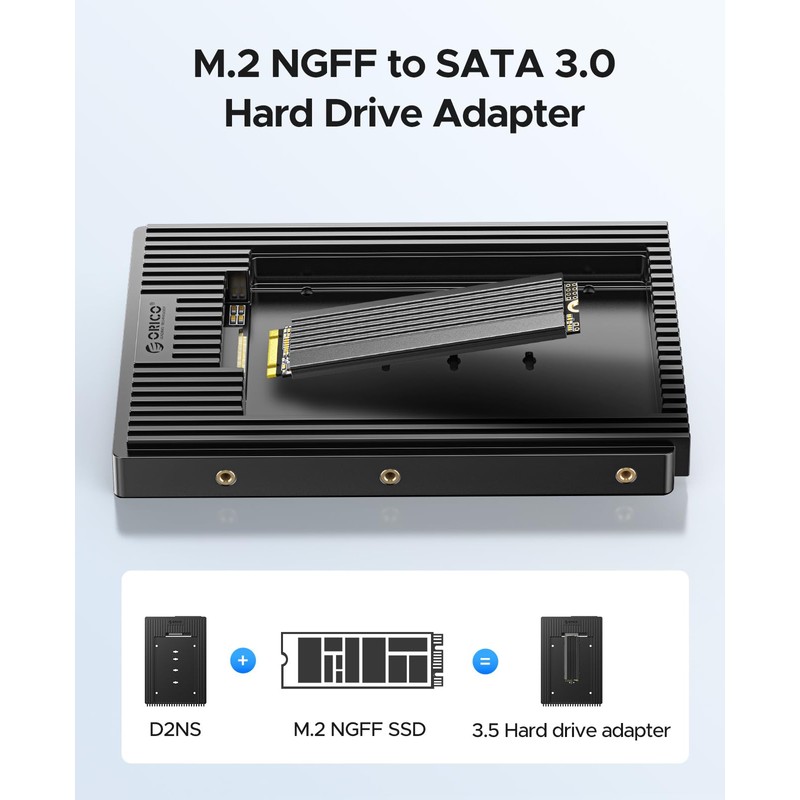 ORICO M.2 SATA (NGFF) to 3.5 Inch HDD Conversion 6Gbps