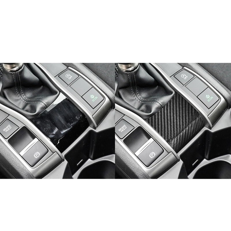 UOADA Car Manual Center Console Gear Shift Lower Glossy Panel