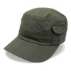 Infinite Hats Washed Cotton Military Caps Cadet Army Caps (Olive