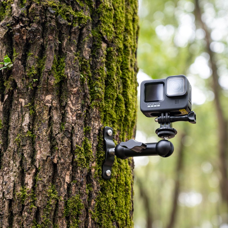 TENBEST Trail Camera Mounting Bracket, Rust-Proof Aluminum and Stainless Steel