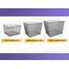 YBM Home Wire Mesh Kitchen Storage Basket Organizer for Organizing