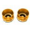 1 Pair NAB Hub Adapters Professional Polished Aluminum Alloy 10