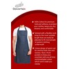 DOVORTEX Denim Apron 100% Cotton with 3 Pockets |Chef Apron