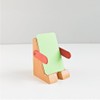 TOSMU 7011 Bo-chan Smartphone Stand Wooden Red Cute Red