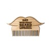 Wooden Beard Comb for Beard & Moustache Pocket Comb Dad