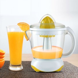 Electric Juicer Small Separate Automatic Safe Orange Juicer Machine Extractor for Home White