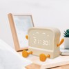 HPYDIY Toast Decorative Light, Kawaii Night Light Rechargeable Toned Toast
